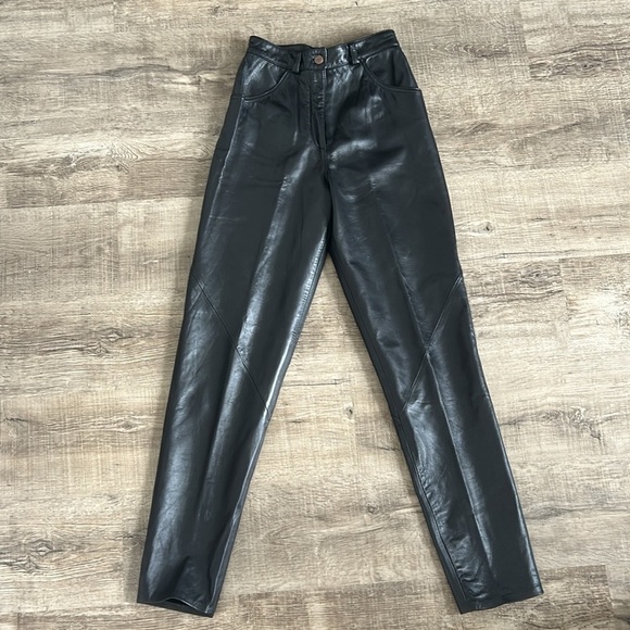 Vintage Leather Firenze Santa Barbara Pants - Picture 4 of 11